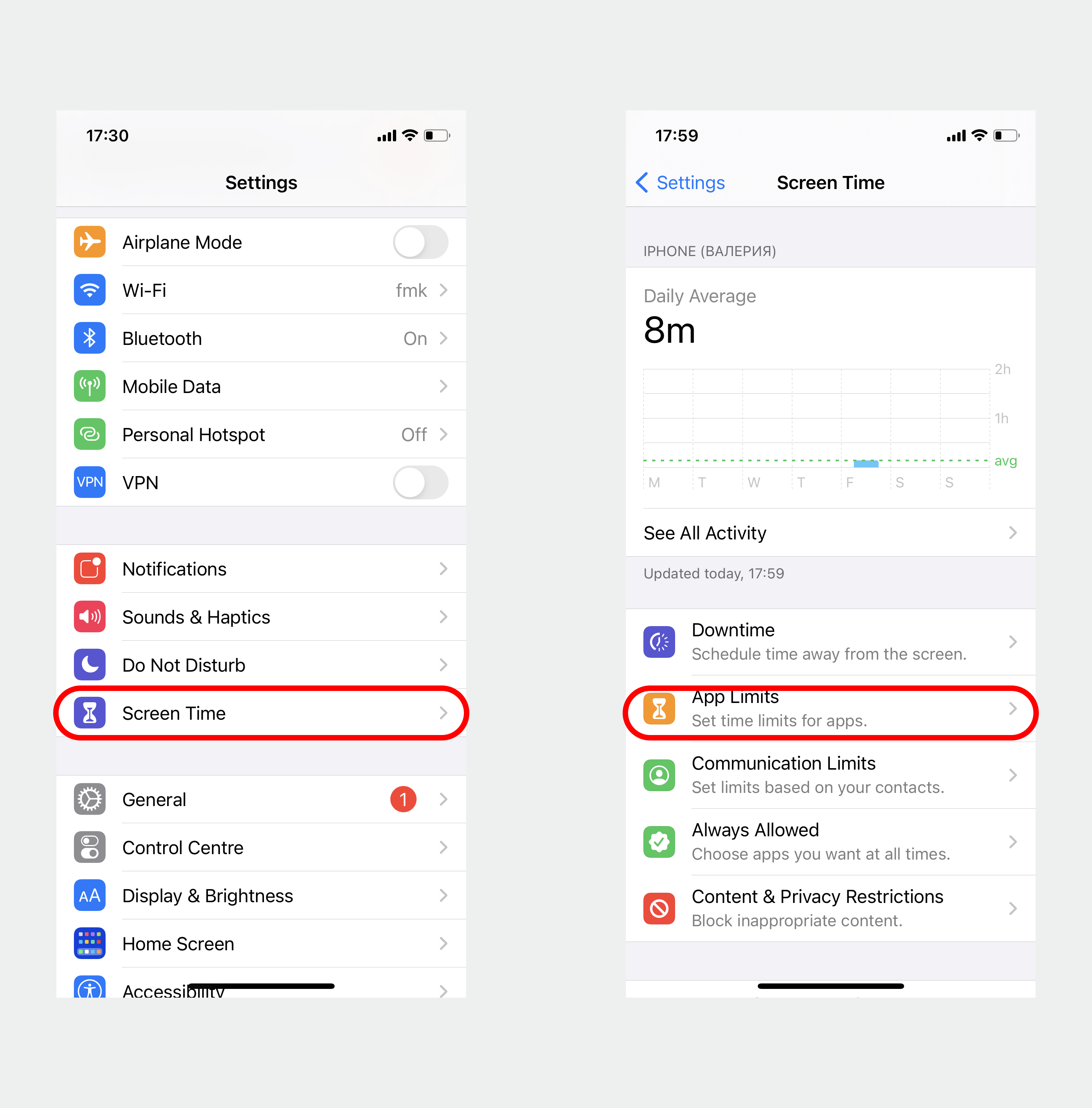 how to restrict certain apps on iphone